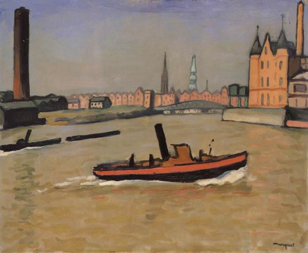 Marquet, Albert The Port of Hamburg